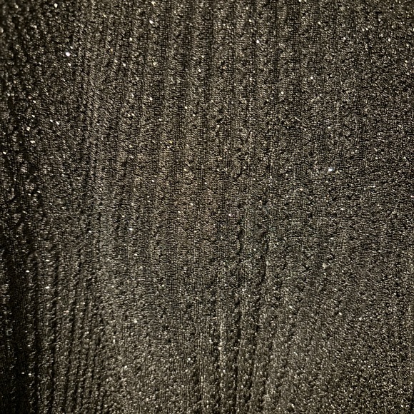 Sparkly black textured dress, knotted waist, size xl - Picture 5 of 9